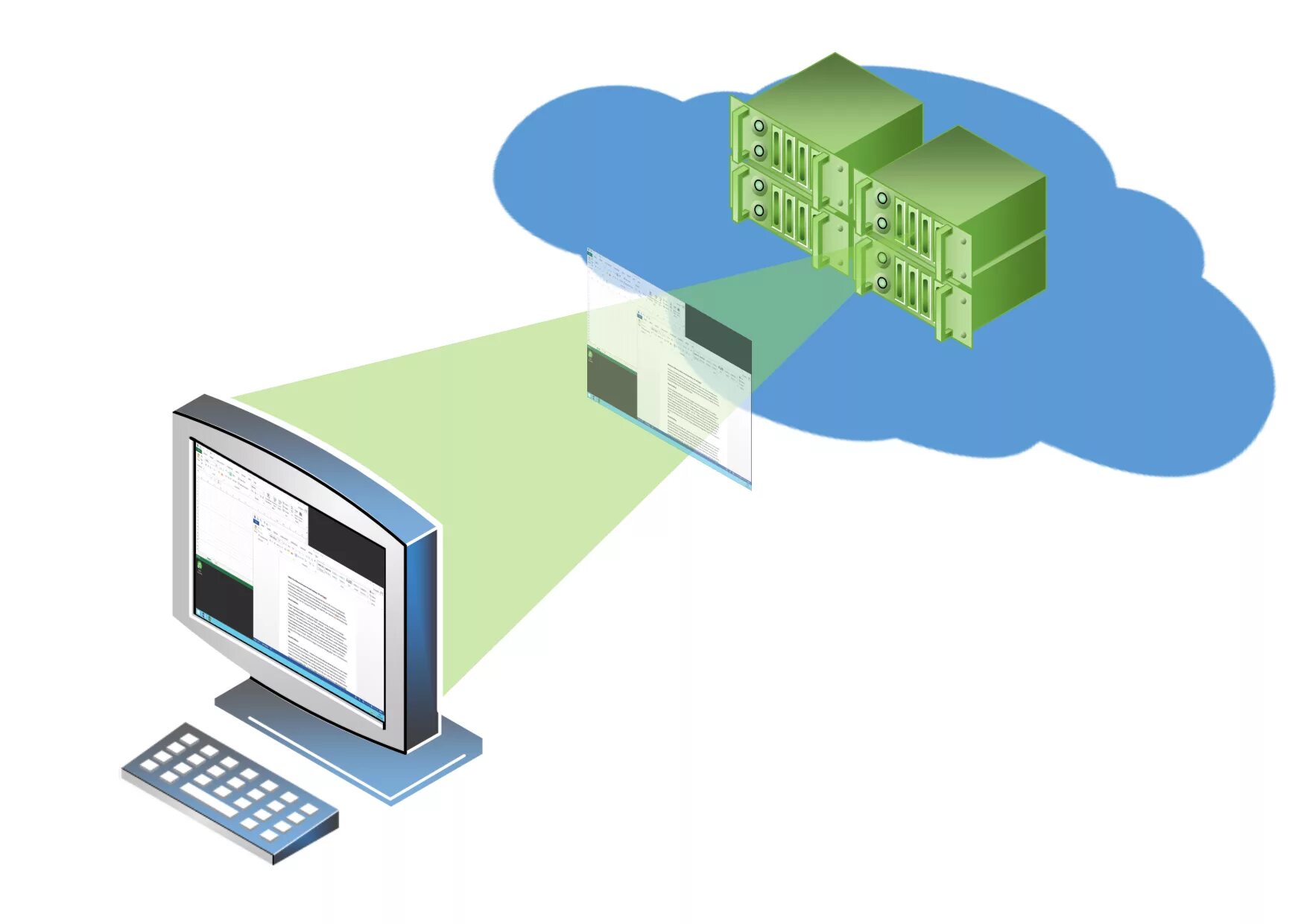 Hosted desktop