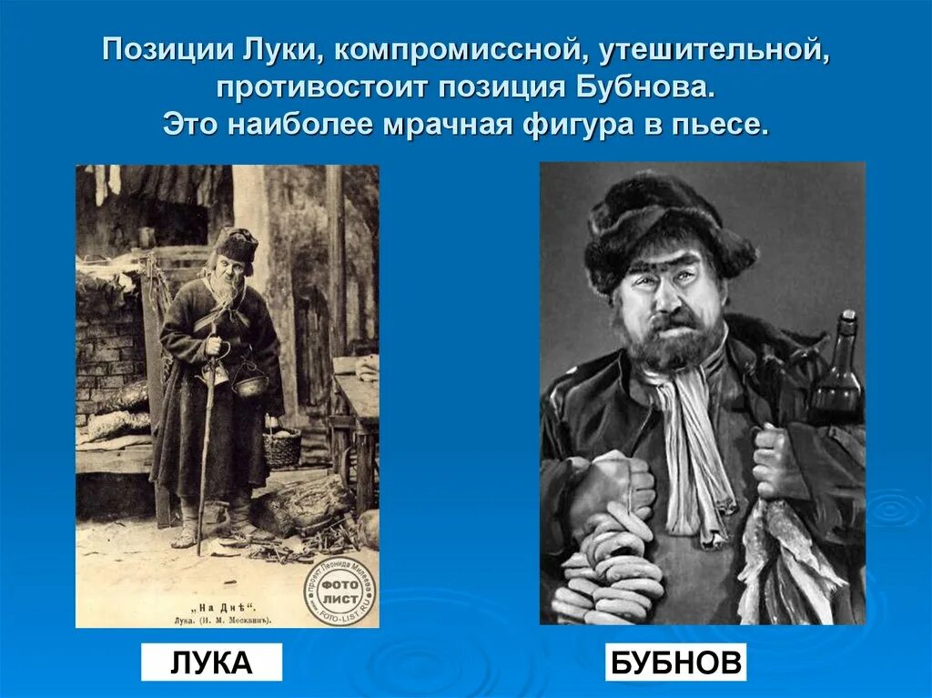 Люди в произведении на дне какие. Бубнов в произведении на дне. На дне Горький Бубнов.