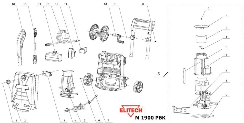 Запчасти elitech. Мойка высокого давления элитех 1900 рбк. мойка высокого давления элитек 1800 детализация запасных частей. элитеч мойка 1800 запчасти клапан. запчасти для мойки элитеч 180.