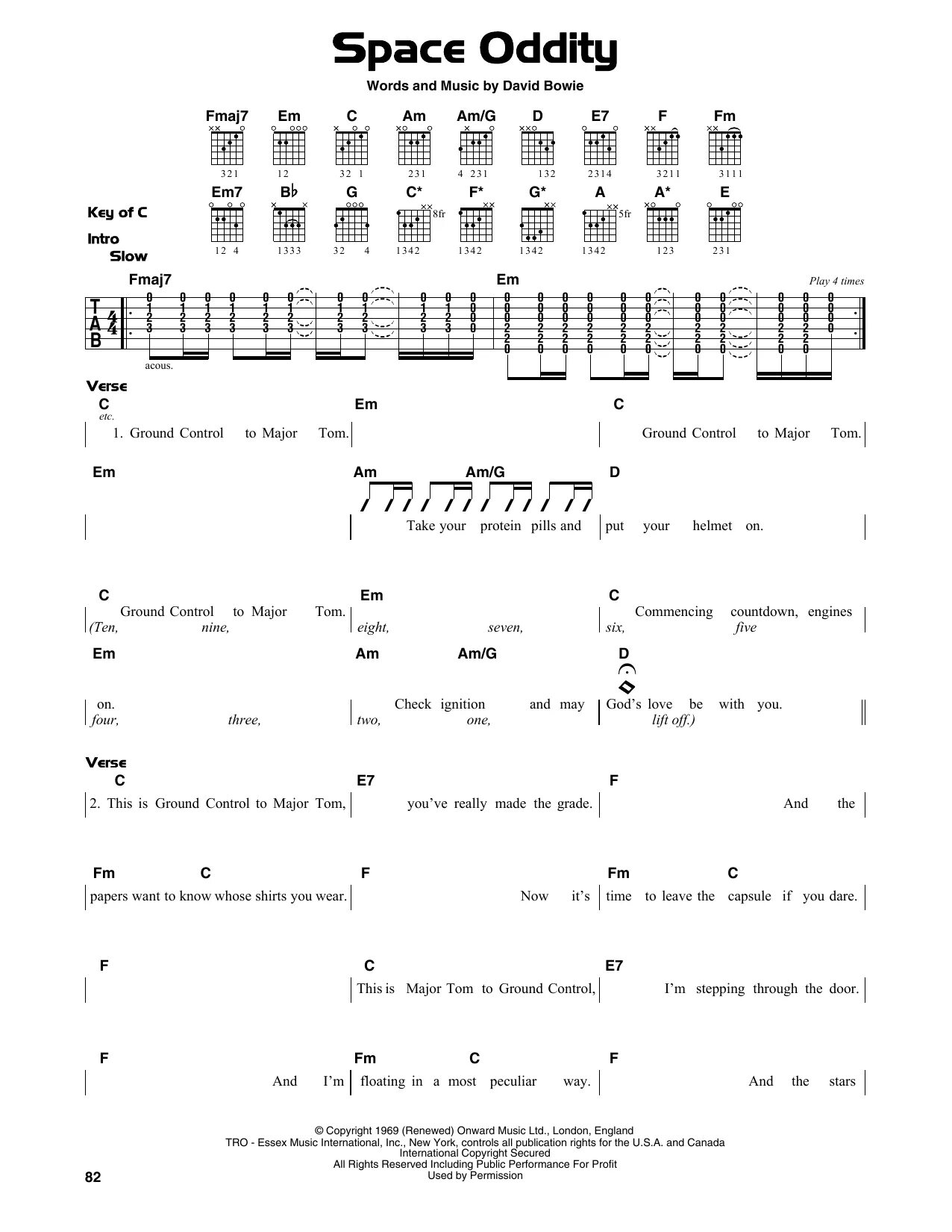 David Bowie Space Oddity аккорды. Space Oddity аккорды. Space Oddity табы. Space Oddity David Bowie Guitar.