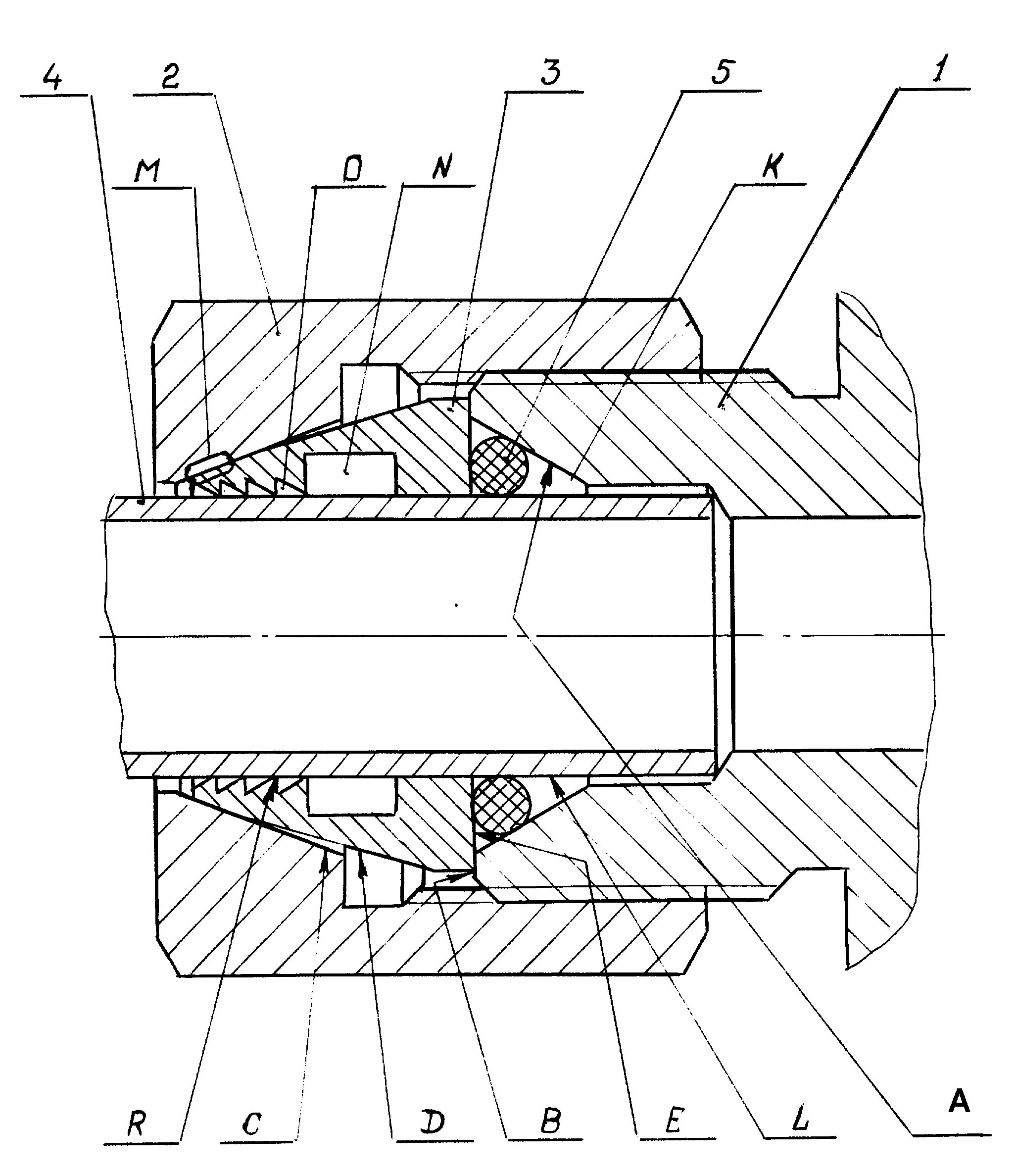 Разъемное соединение (с конусным уплотнением). БРС-2 Fig 1502 гайка. Чертеж БРС конус уплотнения 2". Конус 1/4 уплотнение. Уплотнения разъемных соединений