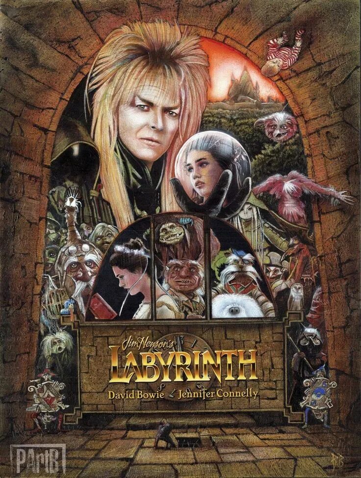 Labyrinth keepers. Лабиринт 1986 постер. labyrinth 1986 poster.