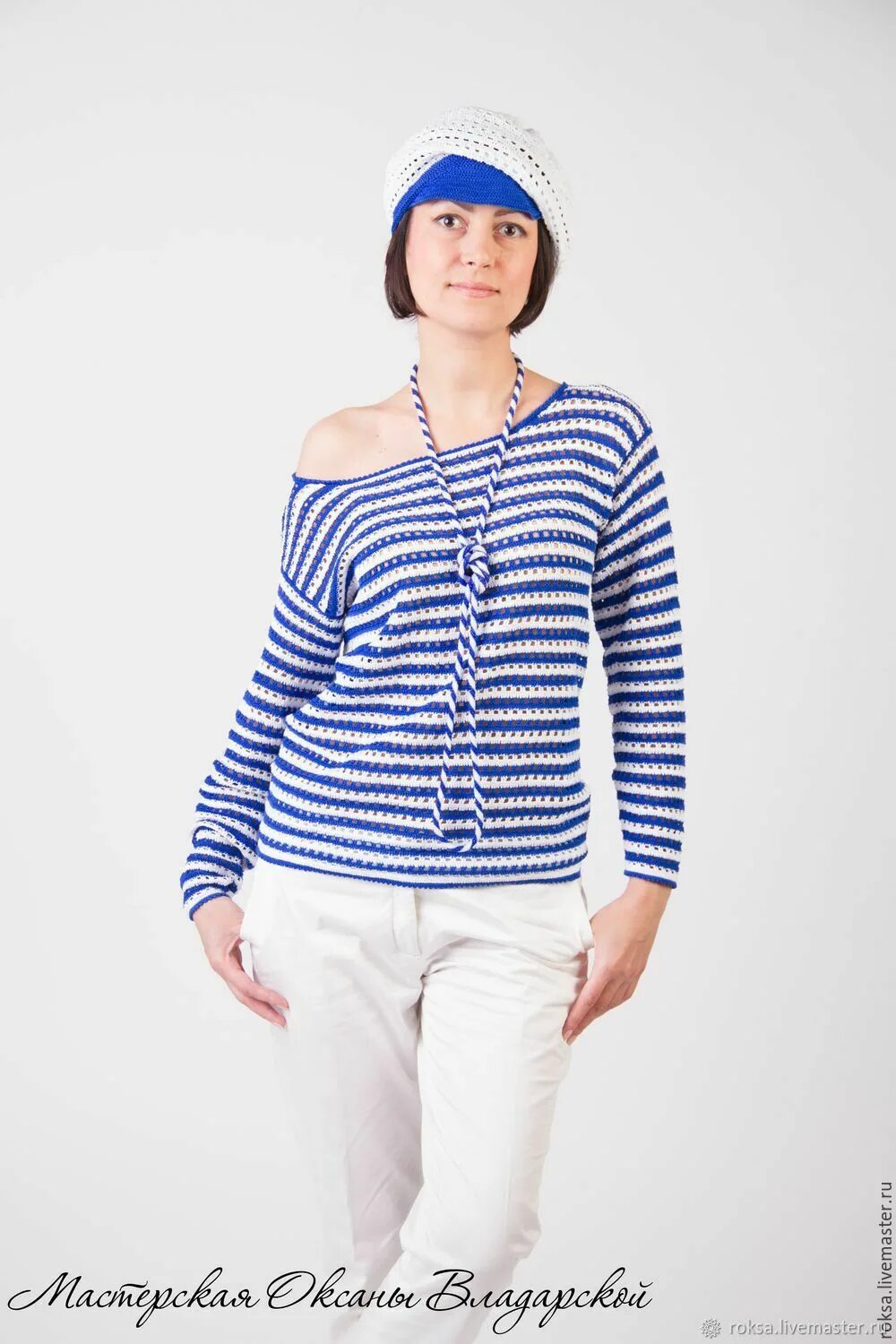 Вязаная тельняшка. Трикотажная блузка в полоску. Натсуми ким харгривз. Свитер регланом в полоску женский. Тельняшки спицами.