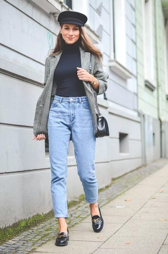 How to make your outfit look more expensive Abiti casual elegante, Jeans a vita 