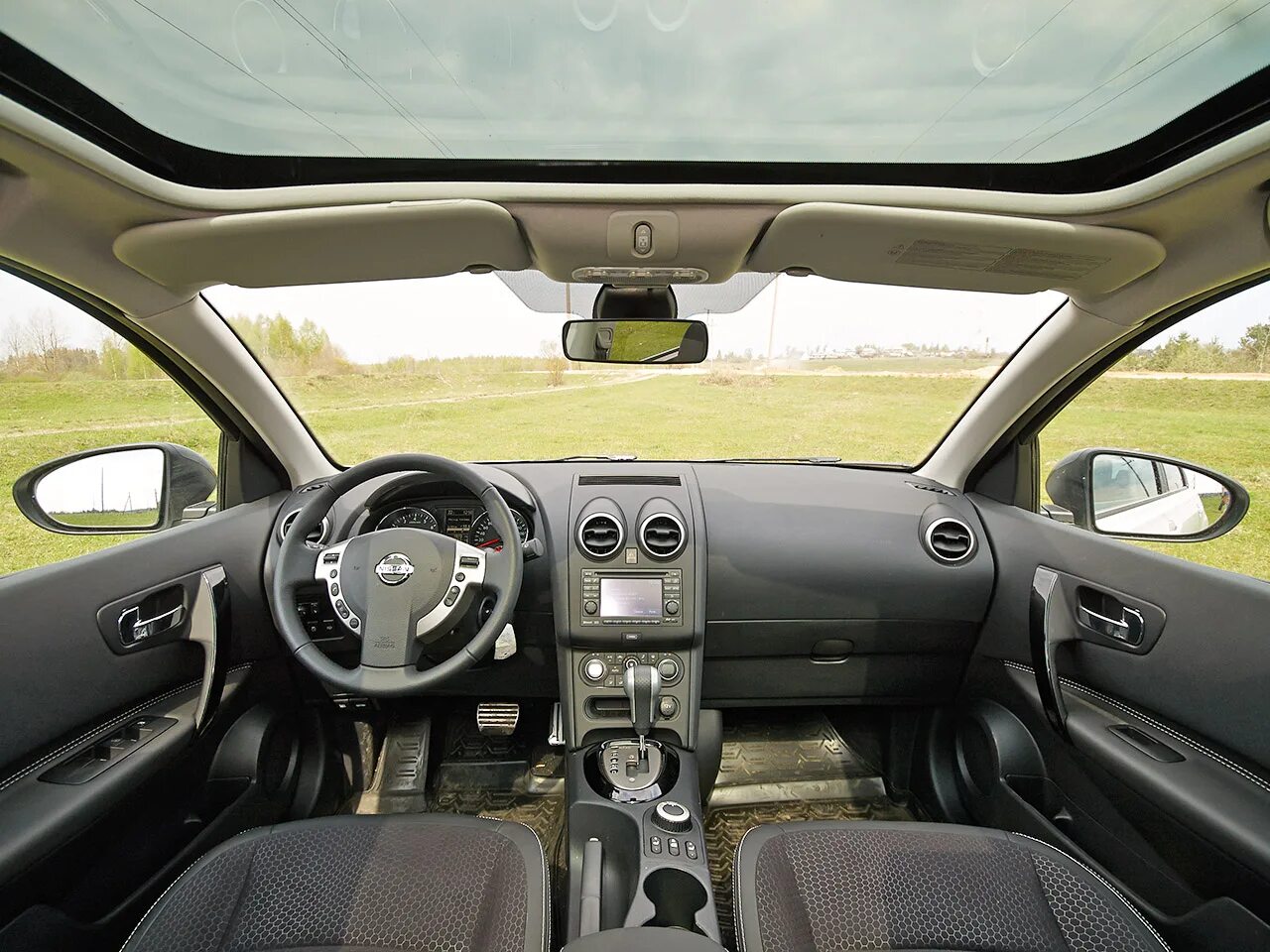Фото Nissan Qashqai (2010 - 2013) поколение I рест. - Расположение видеокамер си
