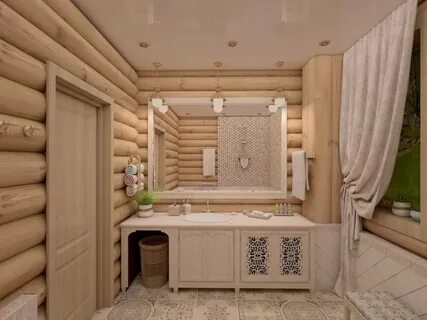 Комнаты в бревенчатом доме