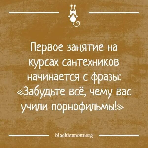 Фразы про первое. Первое занятие на курсах сантехников начинается. Забудьте все чему вас учили. На курсах сантехников начинается с фразы. Первая фраза на курсах сантехников.