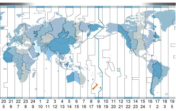 часовые пояса австралии и океании. пояса новой зеландии. временные зоны. новая зеландия часовой пояс. карта часовых поясов мира 2021.