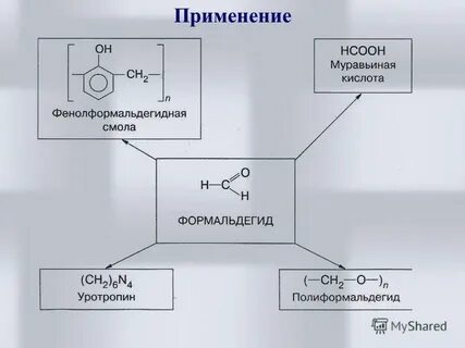 Формальдегид взаимодействует с