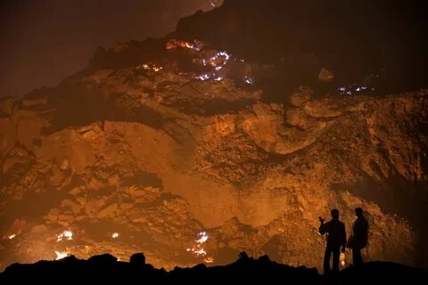 Mine fire