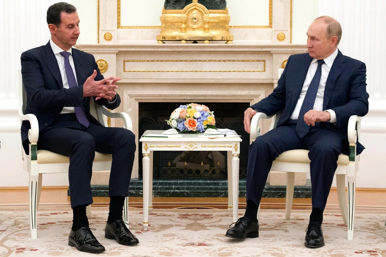 Разговор президента россии. Башар Асад 2022. Переговоры Башара Асада с Путиным.