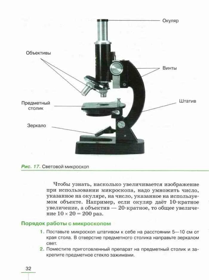 Строение микроскопа 5 класс биология лабораторная работа. Строение микроскопа 5 класс пасечник. микроскоп из учебника биологии 5 класс пасечник. биология 5 класс учебник пасечник микроскоп. строение микроскопа 5 класс биология.