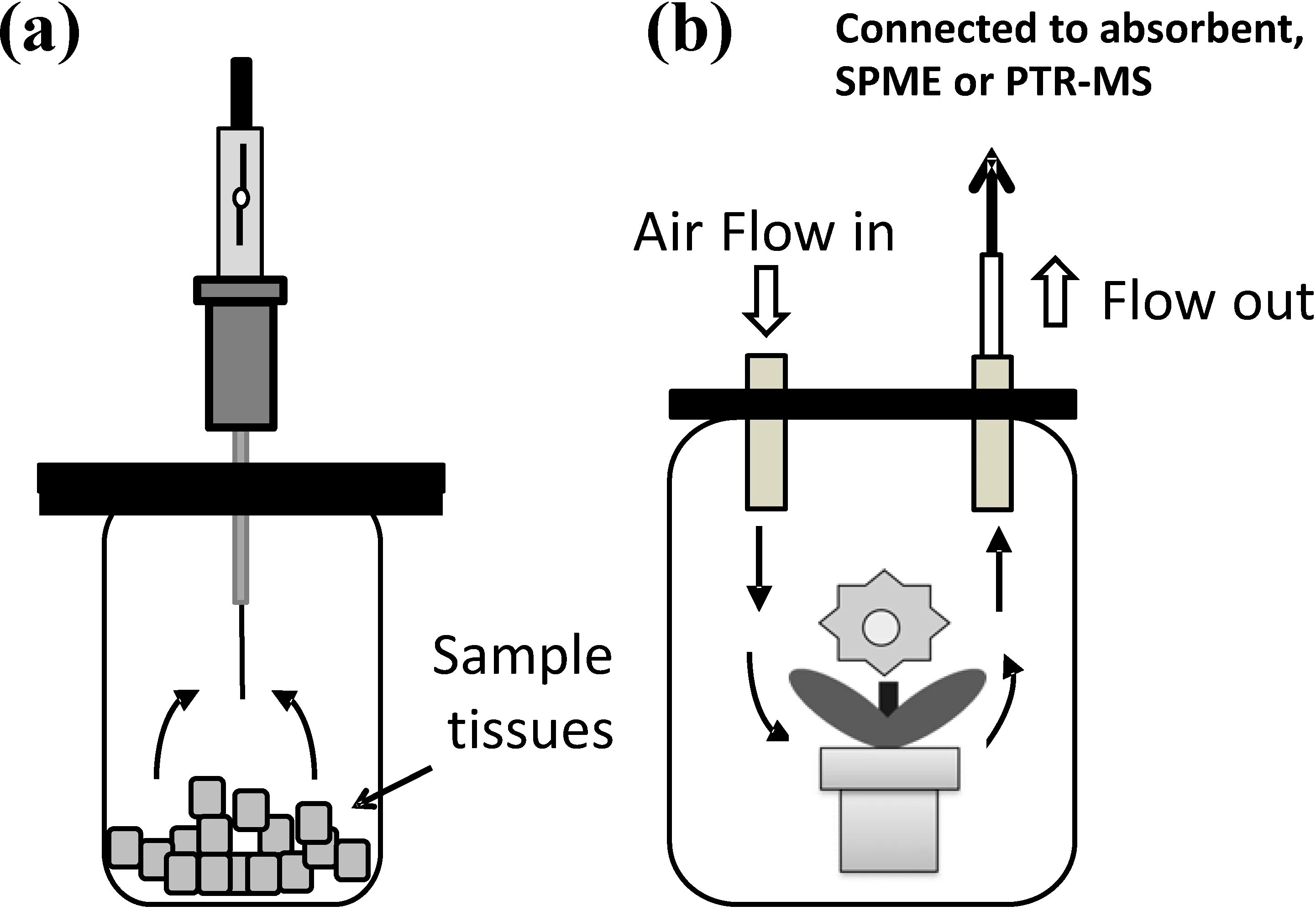 Powder static sampling