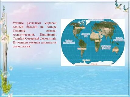 Какая наука изучает океаны и моря