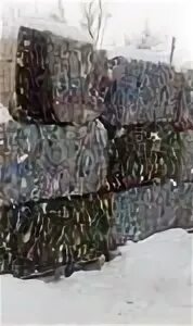 Бутылка прессованная