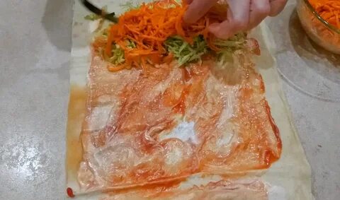 Домашняя шаурма с корейской морковкой