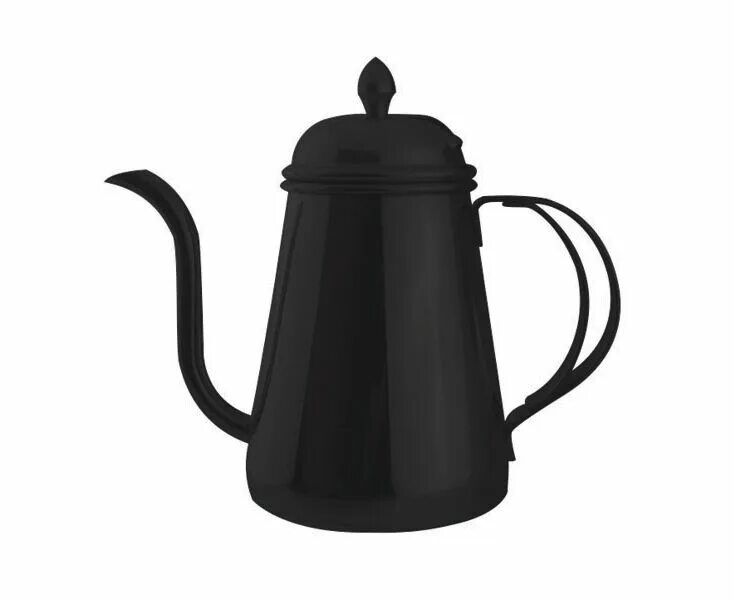 Черный чайник. Кофейник электрический с тонким носиком. Чайник электрический черный. Чайник черного цвета.