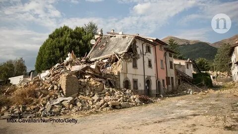 The big earthquake caused many buildings