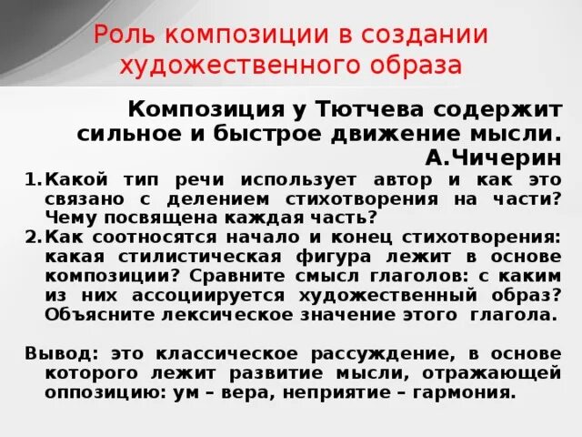 Роль образов