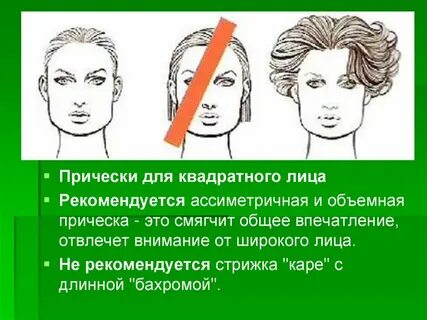 Какие прически удлиняют лицо