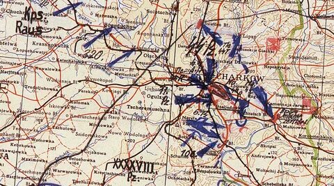 Карта войск в харьковской областью