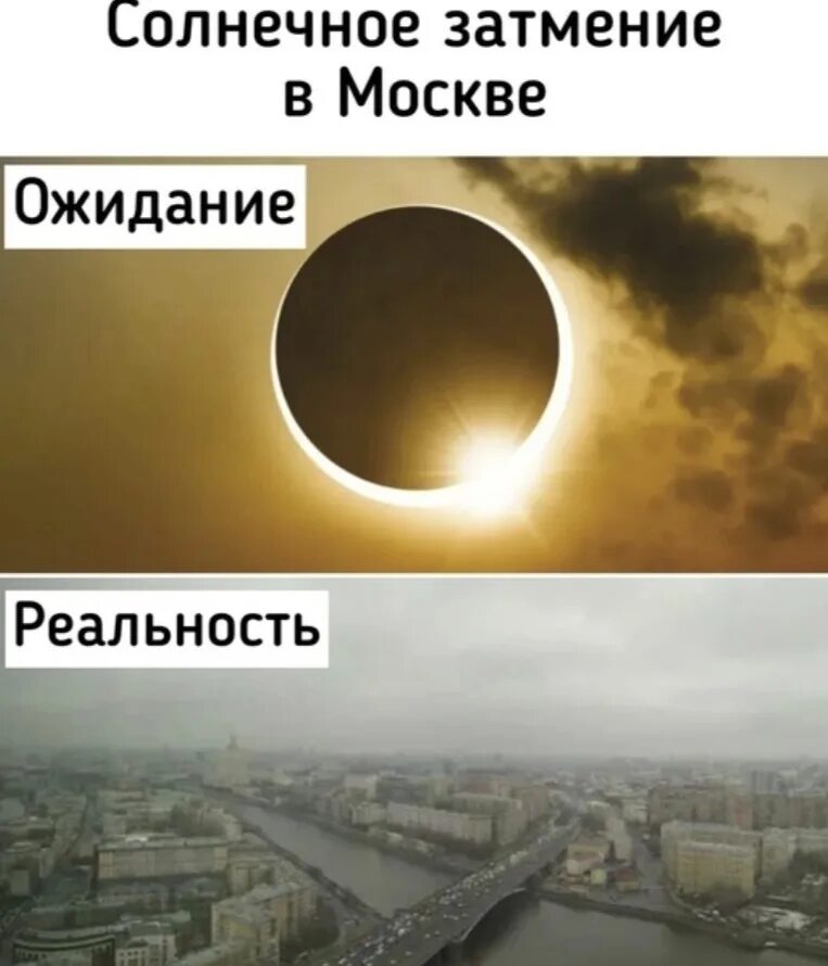 Солнечное затмение будет ли видно в москве