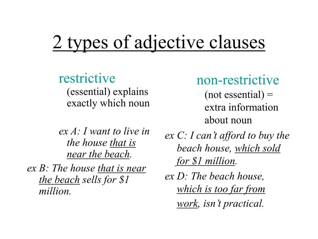 Types of Clauses. Adjective Clauses в английском языке. Adverb Clauses в английском языке. Types of adjectives. Live adjective