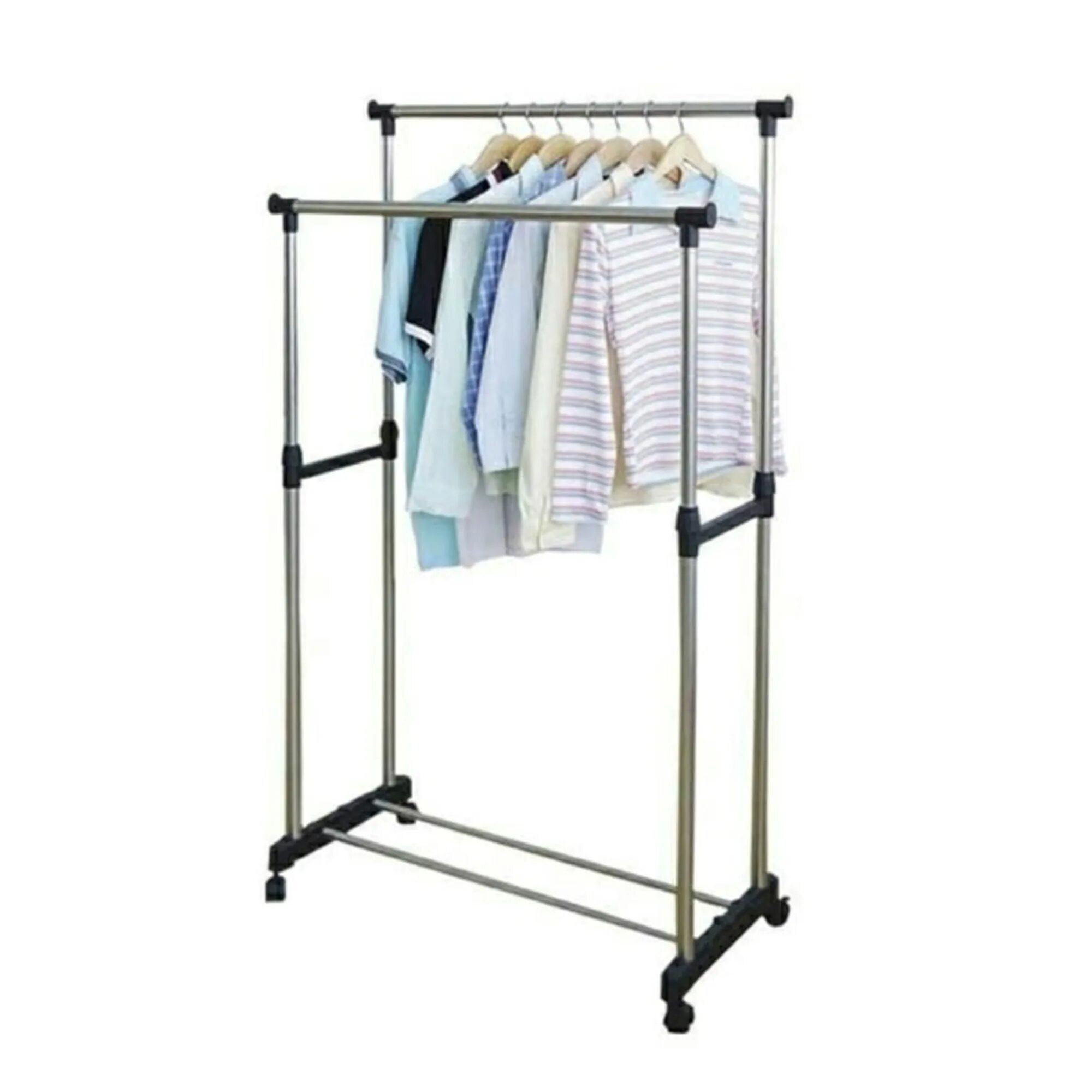 Double pole вешалка. Double pole telescopic clothes rack серая. Вешалка напольная double-pole 30кг. Вешалка напольная металл двухсторонняя передвижная st070r75r на колесах. Вешалка напольная рейл вешалка 74 151 см х 110 см х 50 см.