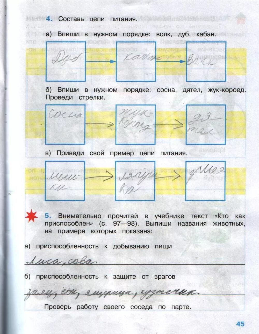 Схемы цепей питания волк дуб кабан Составь цепь питания тайги: найдено 90 картинок
