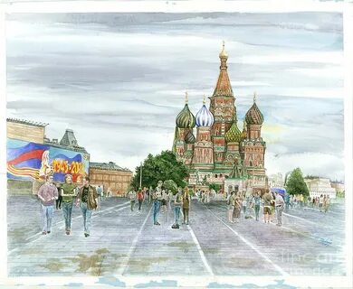 Иллюстрации города москвы