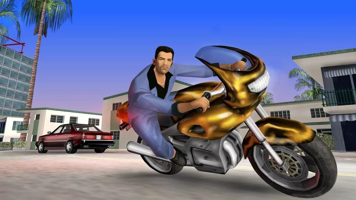 Games gta vice. Мотоциклы ГТА Вей Сити. ГТА Вайс Сити мотоциклы. GTA 2003. Grand Theft auto вай Сити.