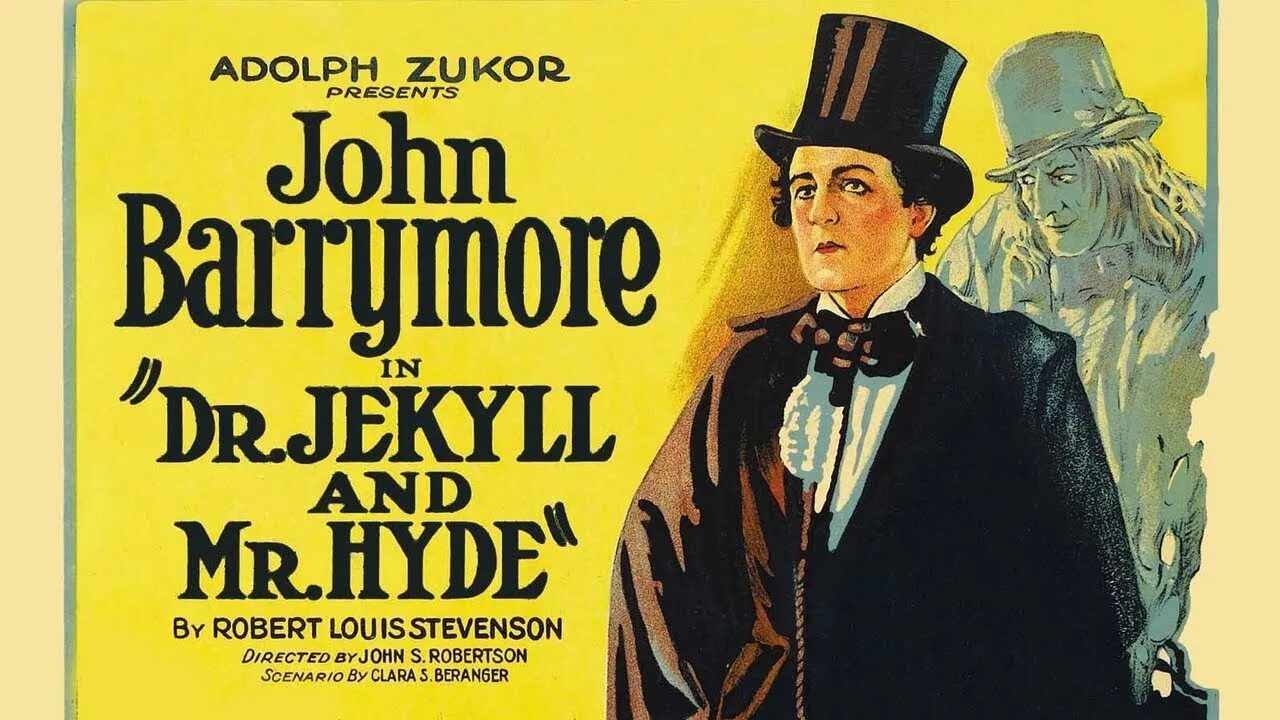 Dr jekyll and mr. Доктор Джекилл и Мистер Хайд 1920. Доктор Джекилл и Мистер Хайд Постер. John Barrymore Hyde.