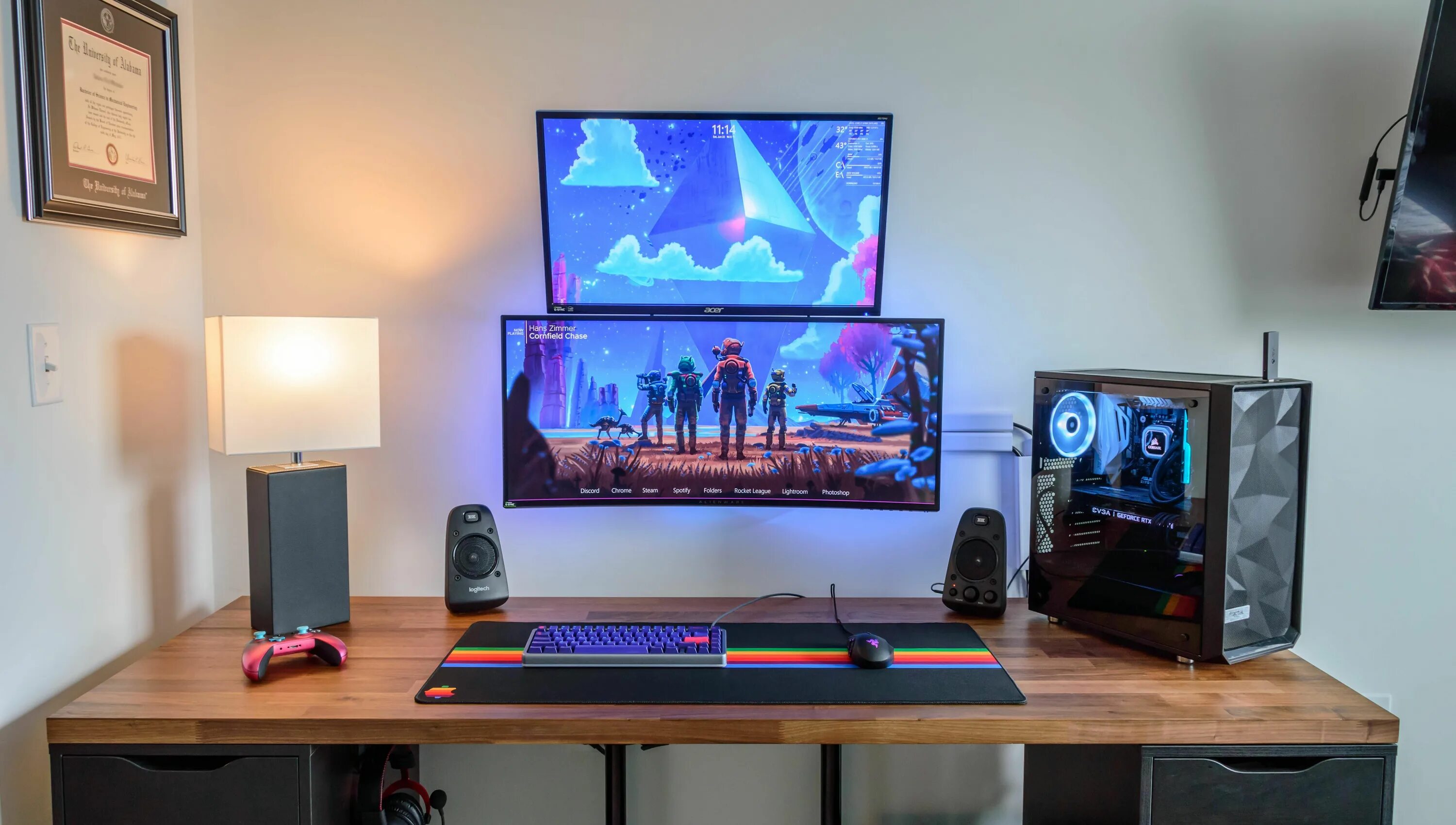 Setup g. Setup g