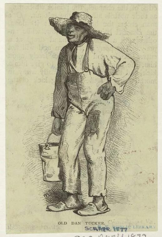 Old dan. Эммет таккер. scribner&#039;s magazine. daniel tucker. jump jim crow.