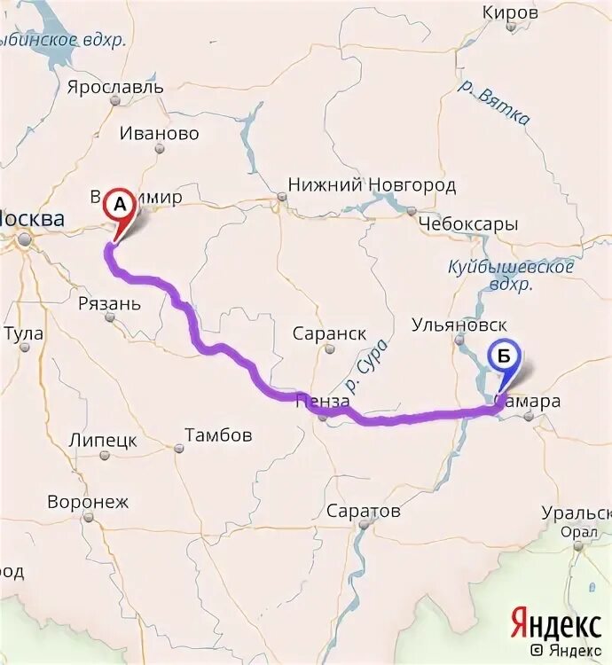 Сколько от орла до саратова