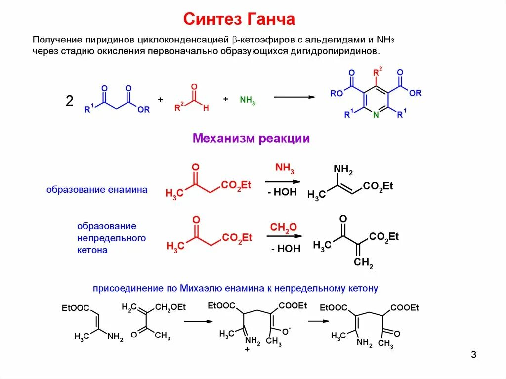 Реакция Ганча механизм. Синтез Ганча пиридин. Реакция Ганча механизм реакции. Механизм синтеза Ганча для пиридина. Альдегид nh3