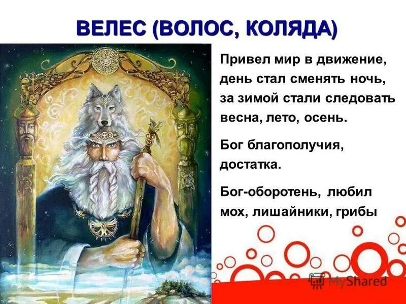 Велес по порядку