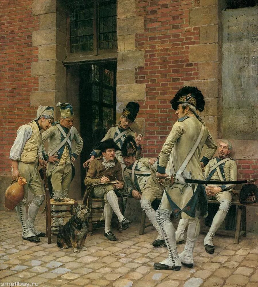 Реализм 18 век. Meissonier Jean-Louis-Ernest 1815-1891.