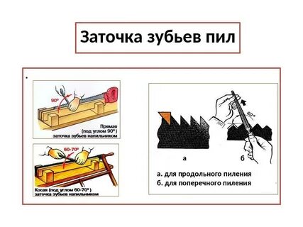 Как точить пилу