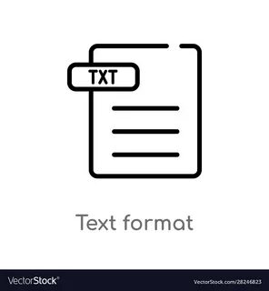 Text format