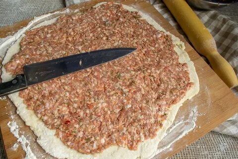Фарш тесто рецепты на сковороде