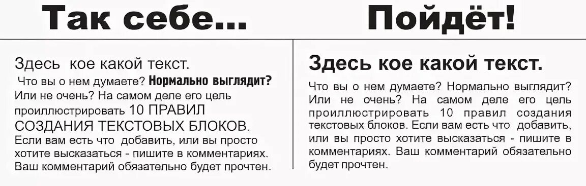 Примеры плохого текста. Примеры текста хорошего плохого\. Примеры оформления текста. Ошибки в верстке текста. Правильная верстка текста.