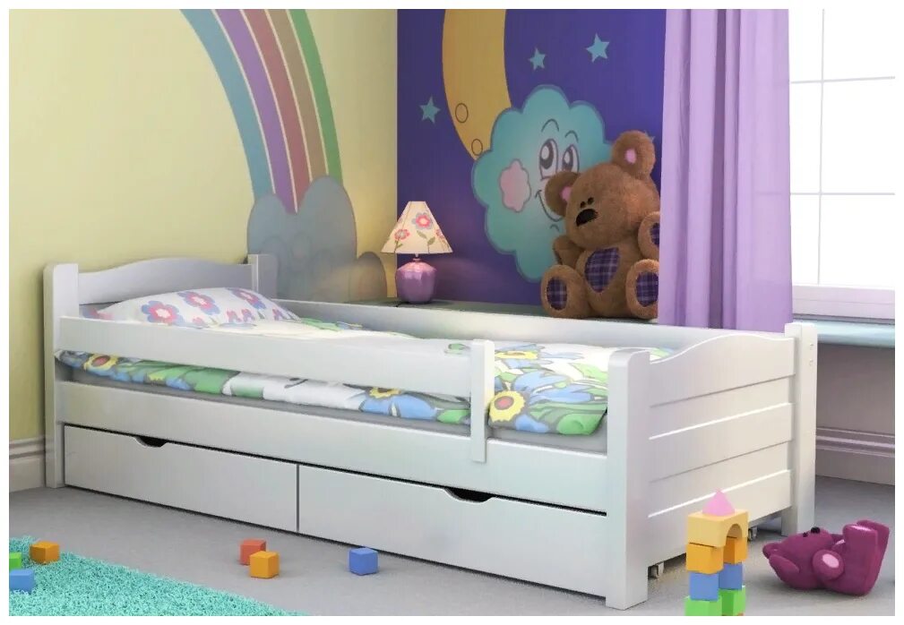 кровать малыш мини ярофф. кровать детская 180х90 с бортиками. двухъярусная кровать для детей. можно детскую кровать. кровать для детей.