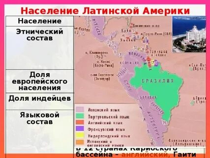 Где основном сосредоточено население латинской америки почему