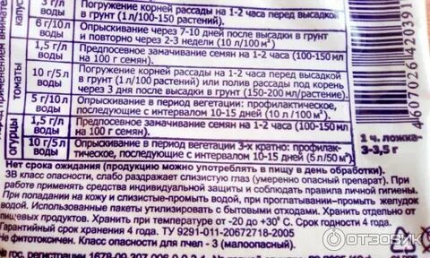 Сколько можно хранить разведенный фитоспорин