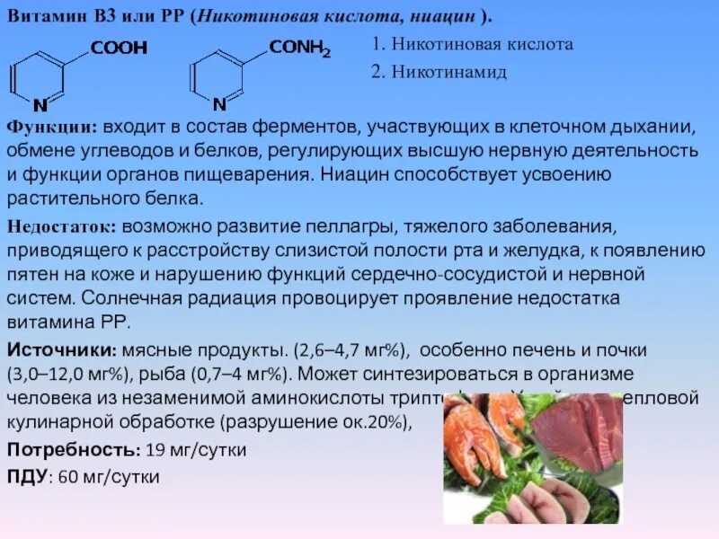 Сколько пить витамин б. Физиологическая роль витамина в12. Витамин в5 никотиновая кислота. Витамин б3 никотиновая кислота. Никотиновая кислота витамин рр недостаток.