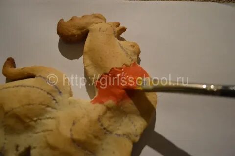 Петух тесто