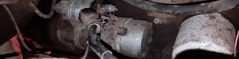 Рено клио 2 как снять стартер 8200584685 Стартер