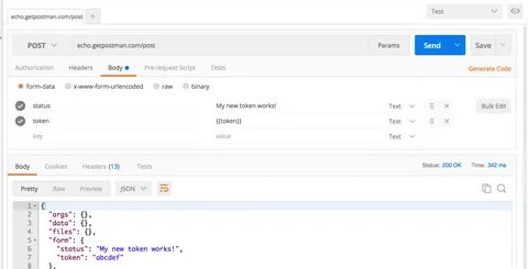 Json body