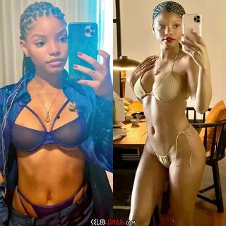 Nackte Selfies von Halle Bailey veröffentlicht.